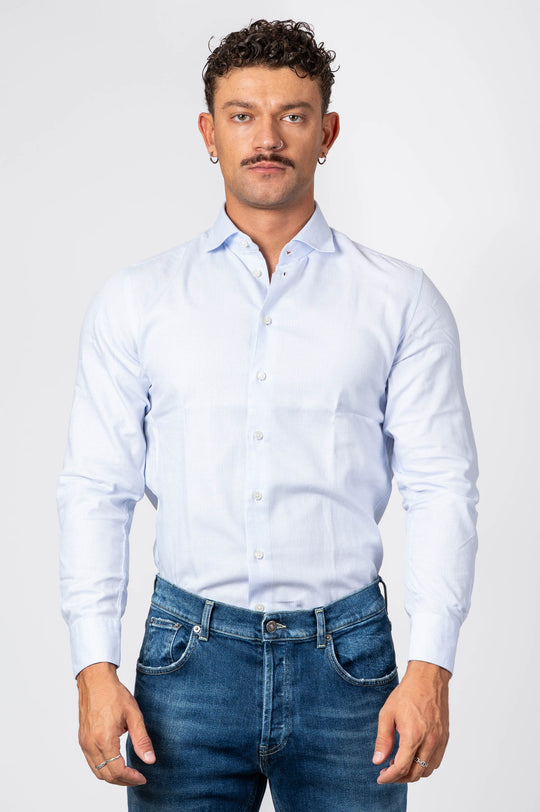 Bastoncino Bianco/azzurro Uomo