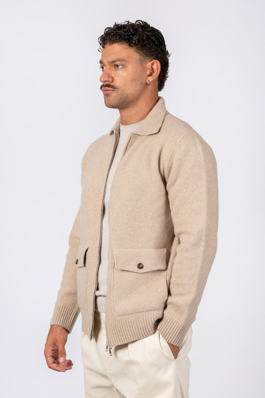 Luigi Gentile Beige Uomo