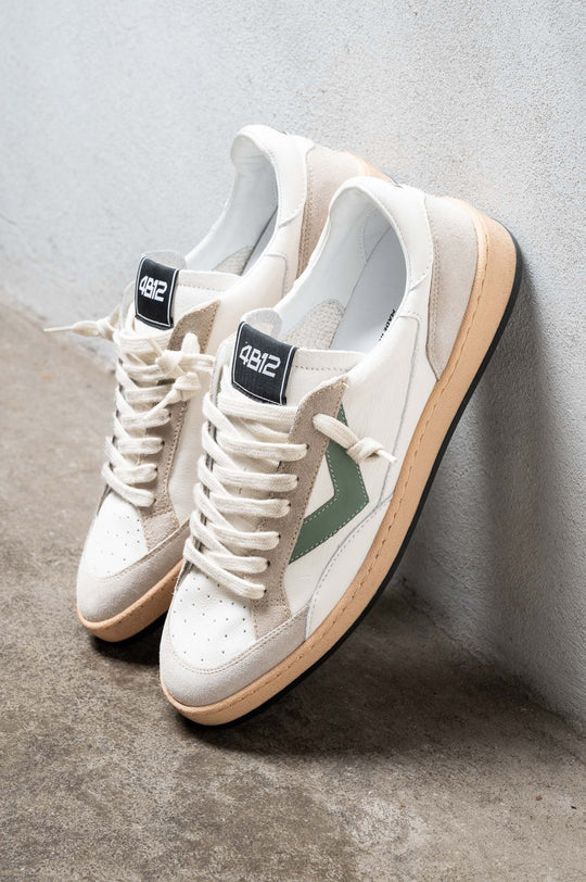 4b12 Bianco/verde Uomo