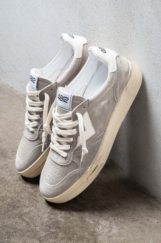 4b12 Grigio/bianco Uomo