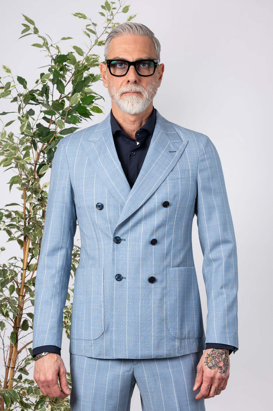 Gian Bertone Azzurro/bianco Uomo