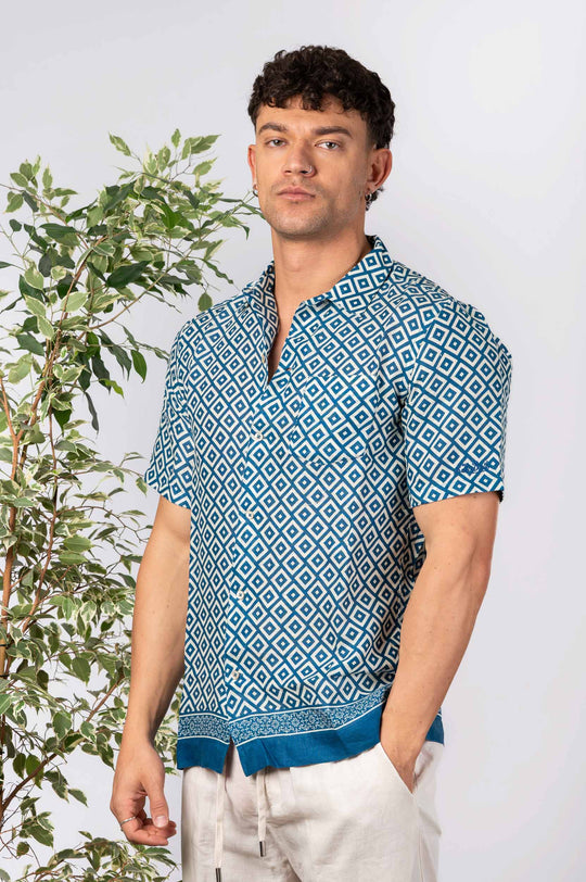 Saint Barth Bianco/blu Uomo
